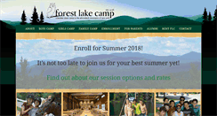 Desktop Screenshot of forestlakecamp.com